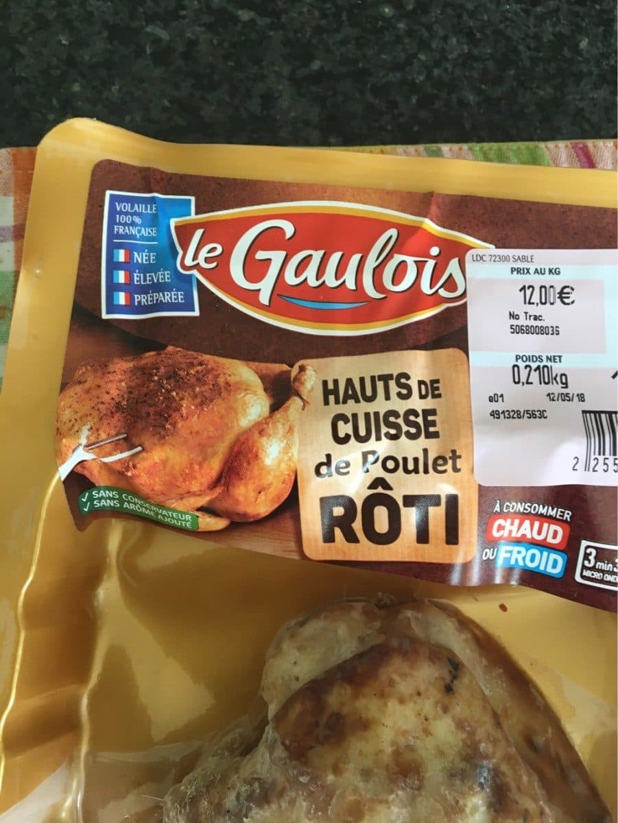 Le Gaulois Hauts de cuisse de poulet packshot