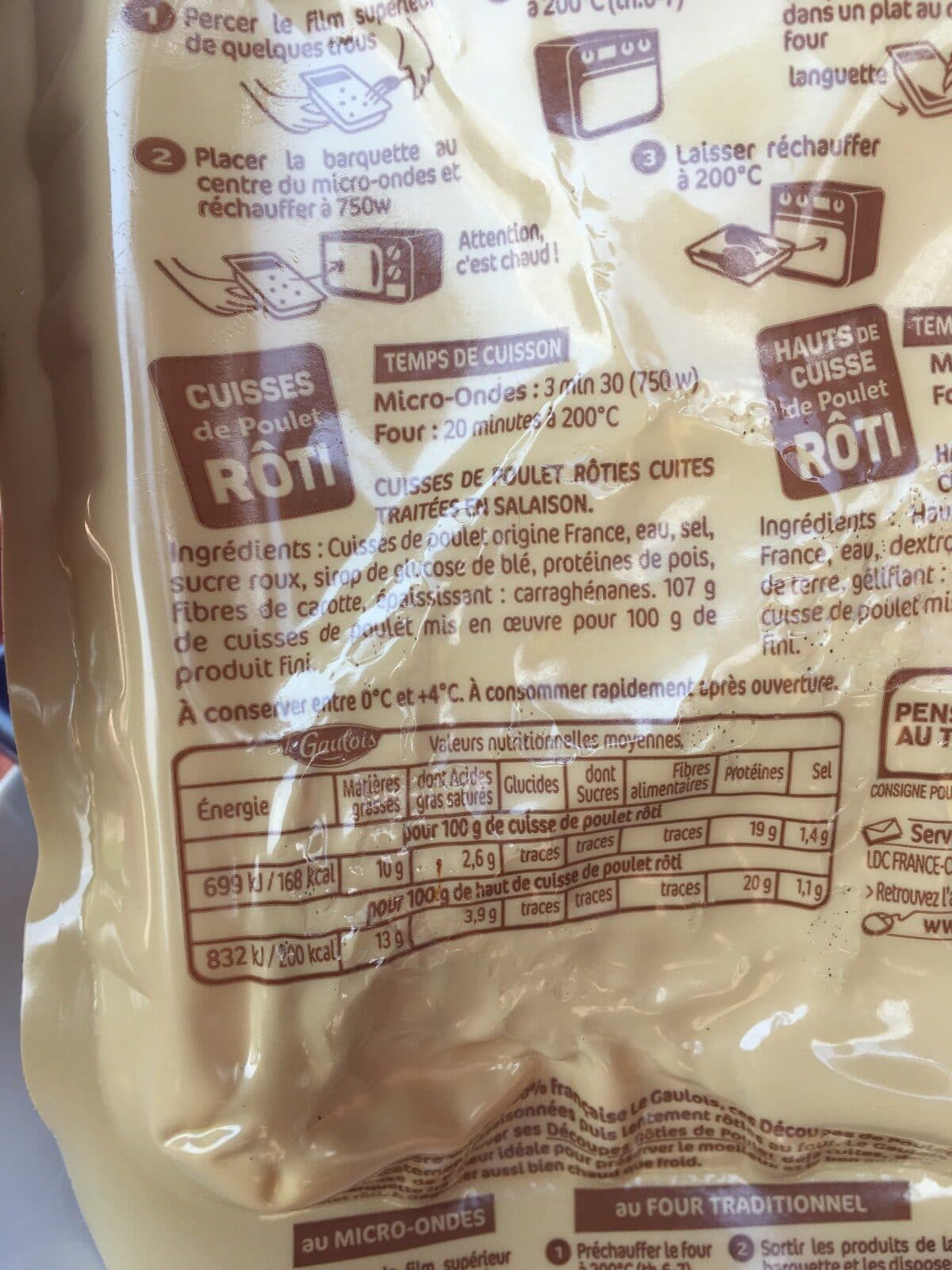 Le Gaulois Haut de cuisse de pouket roti packshot