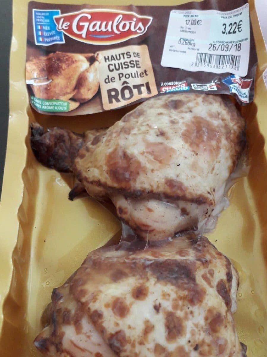 Le Gaulois Haut de cuisse poulet rôti packshot