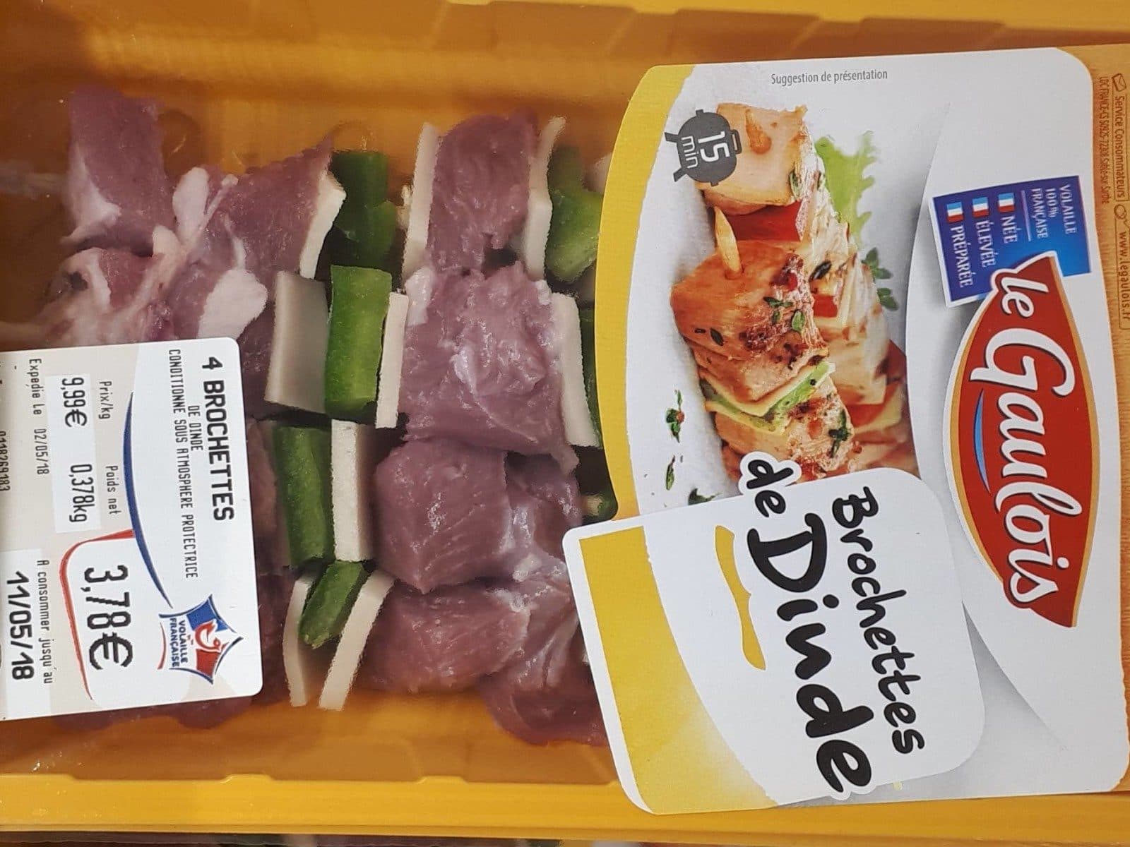 Le Gaulois Brochettes de Dinde packshot