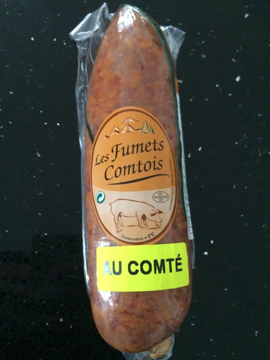 Open Food Facts Saucisse fumée au Comte packshot