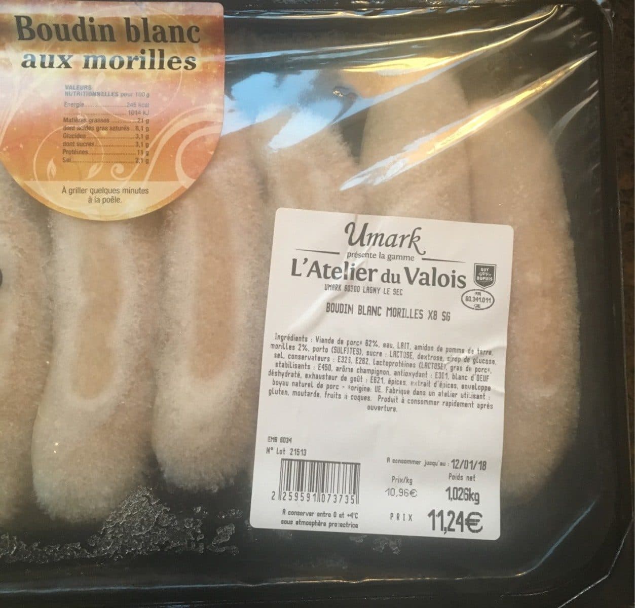 Umark Boudin aux morilles packshot
