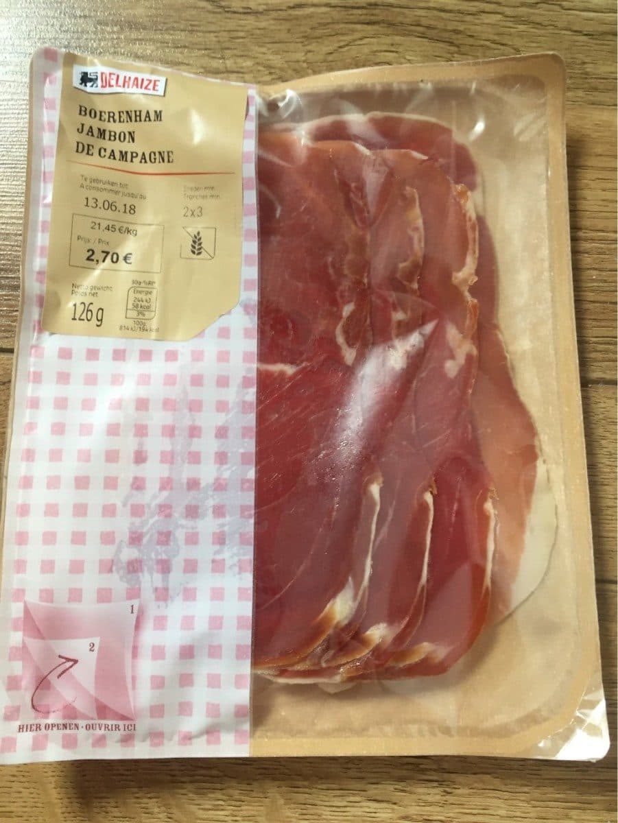 Open Food Facts Jambon de campagne packshot