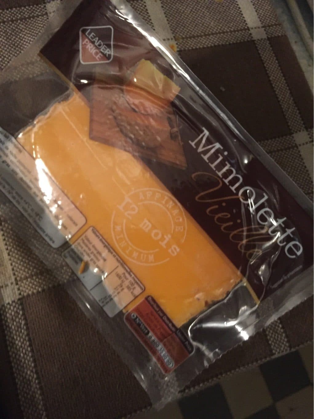 Leader Price Mimolette vieille packshot