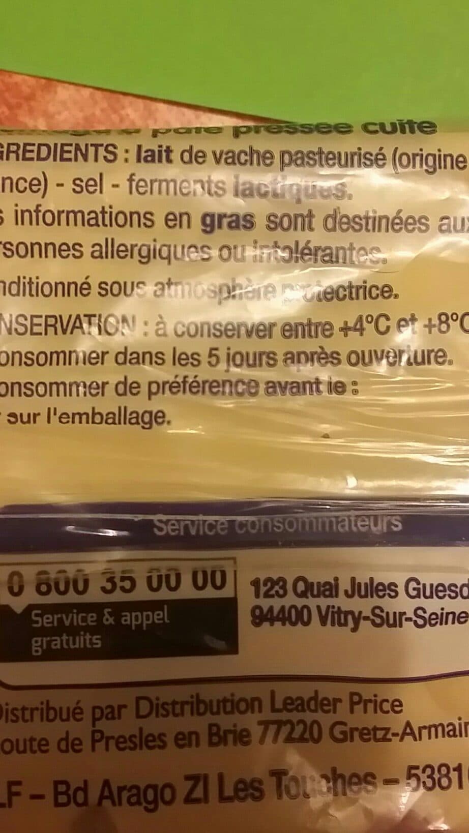1er Prix Emmental packshot