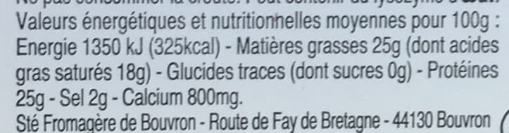 Sans marque Mimolette Française (25 % MG) packshot