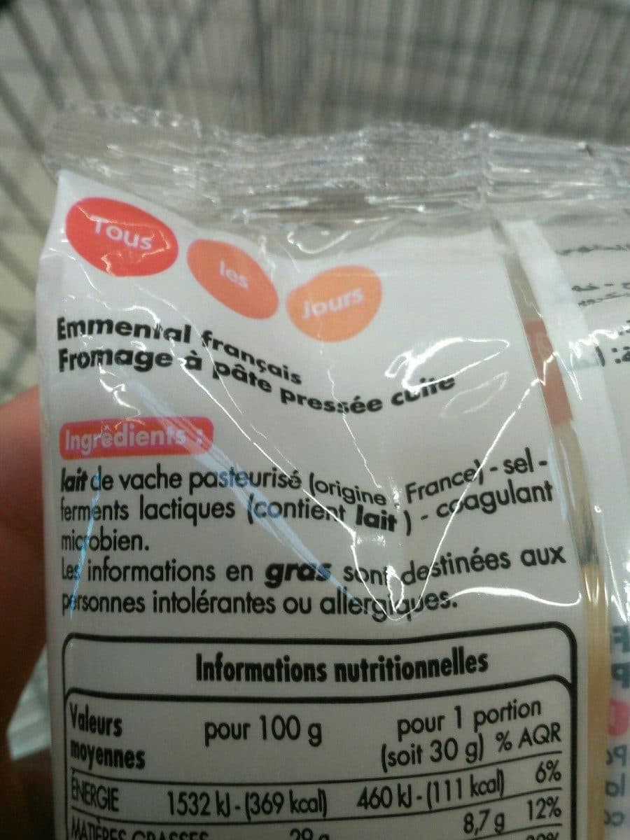 Open Food Facts Emmental packshot