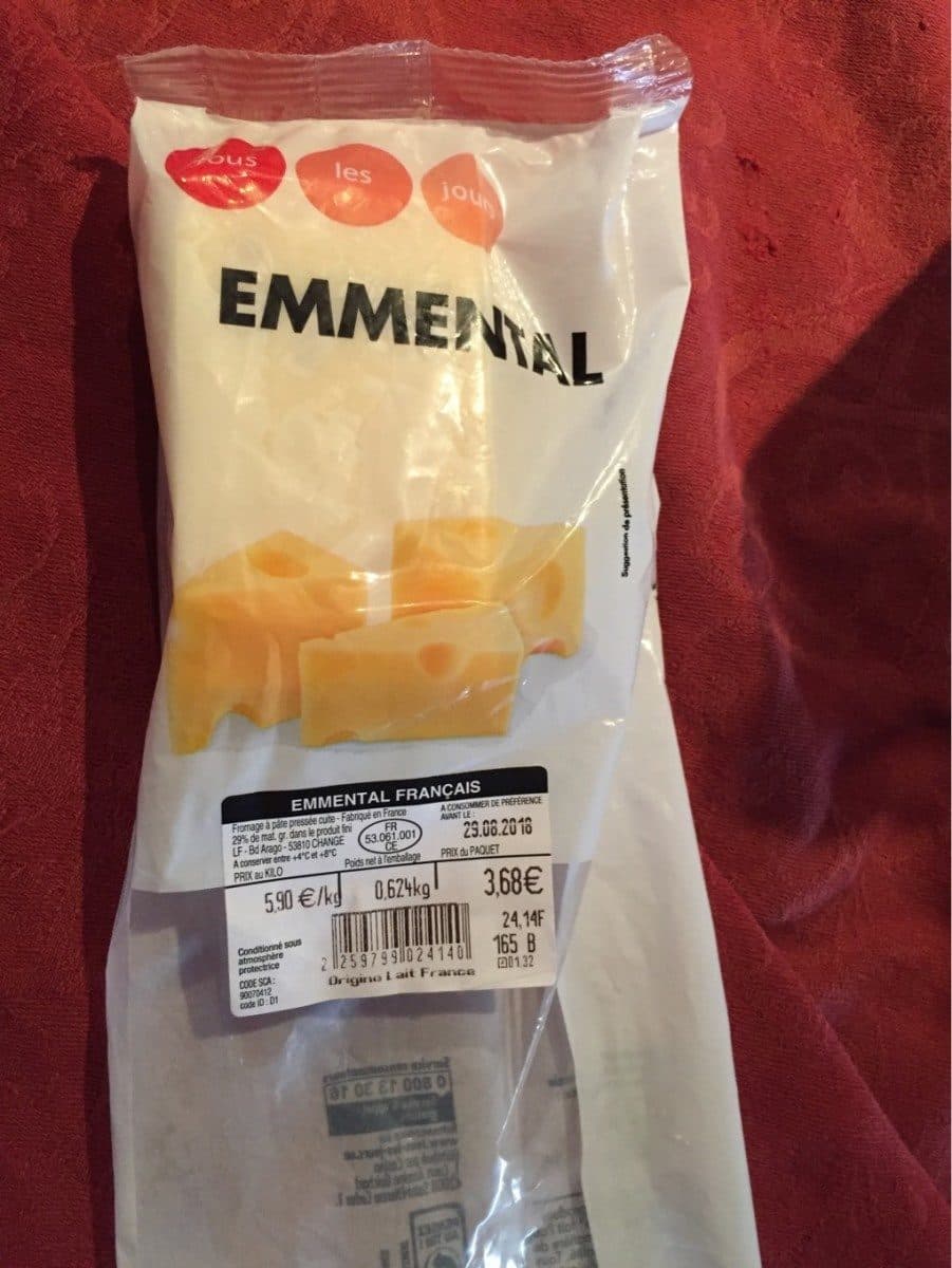 Open Food Facts Emmental packshot