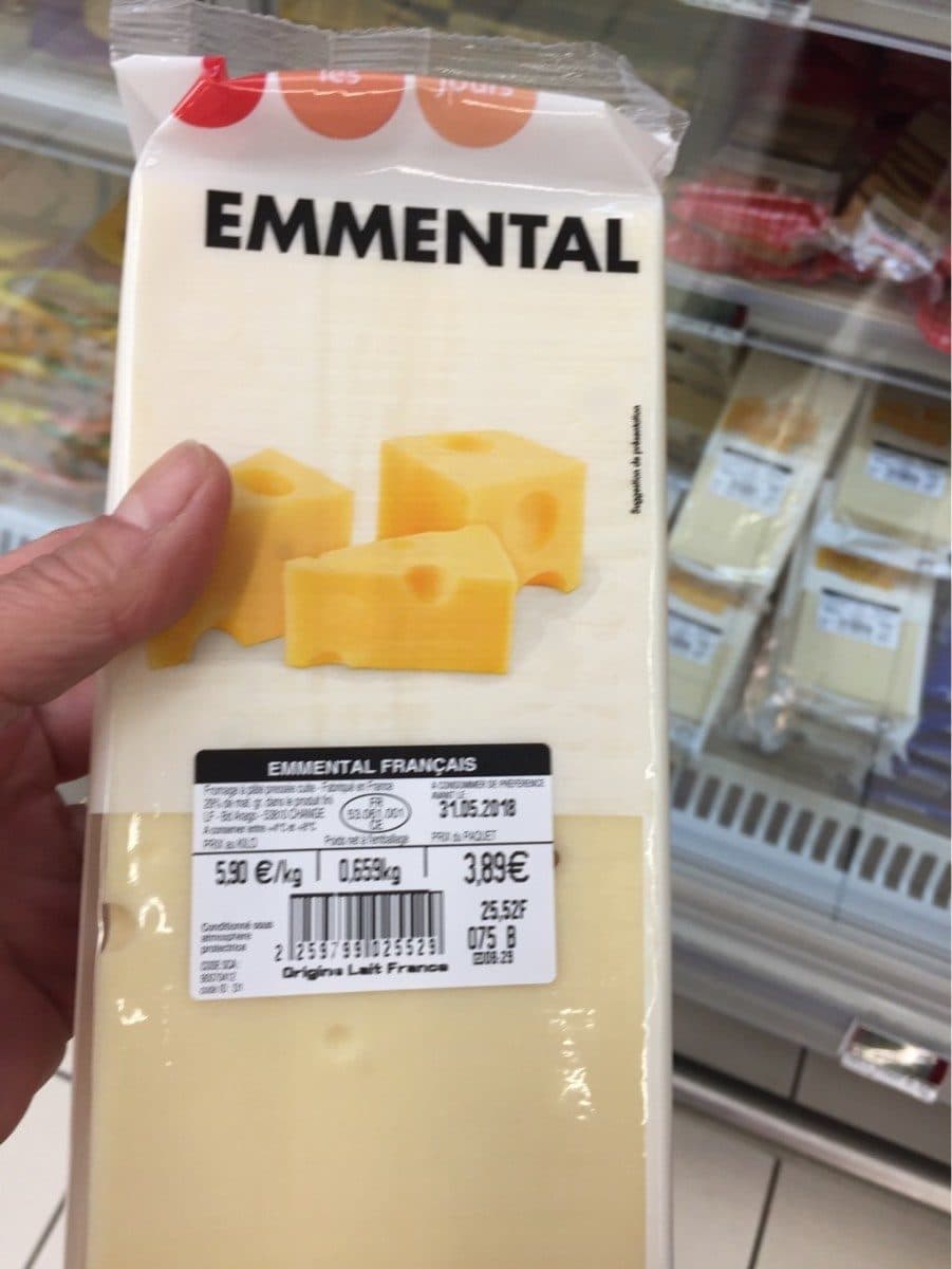 Open Food Facts Emmental packshot