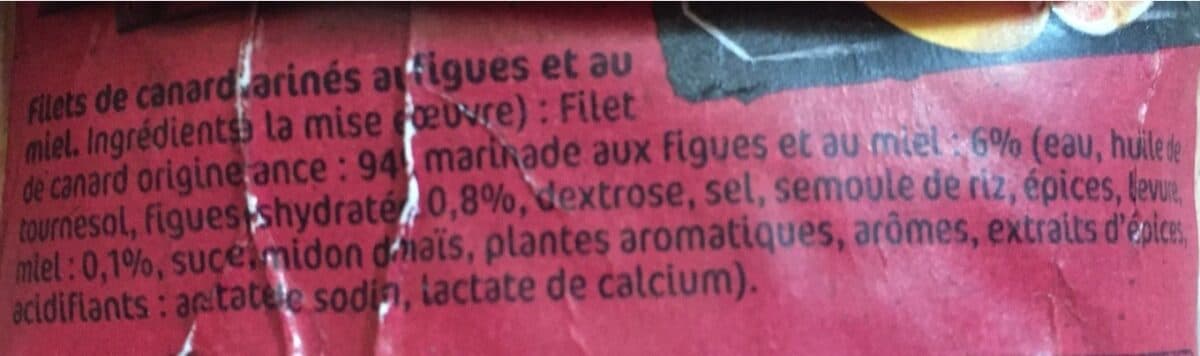 Open Food Facts L'extra tendre de canard figue miel packshot