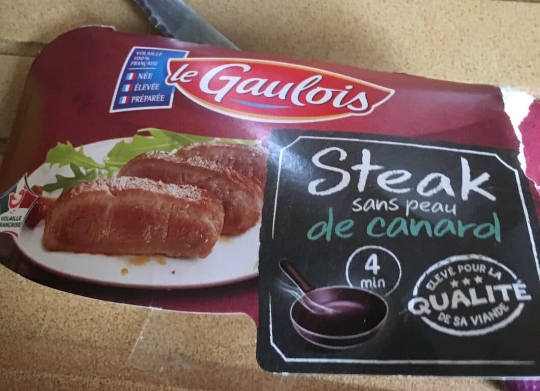 Le Gaulois Steak de canard packshot