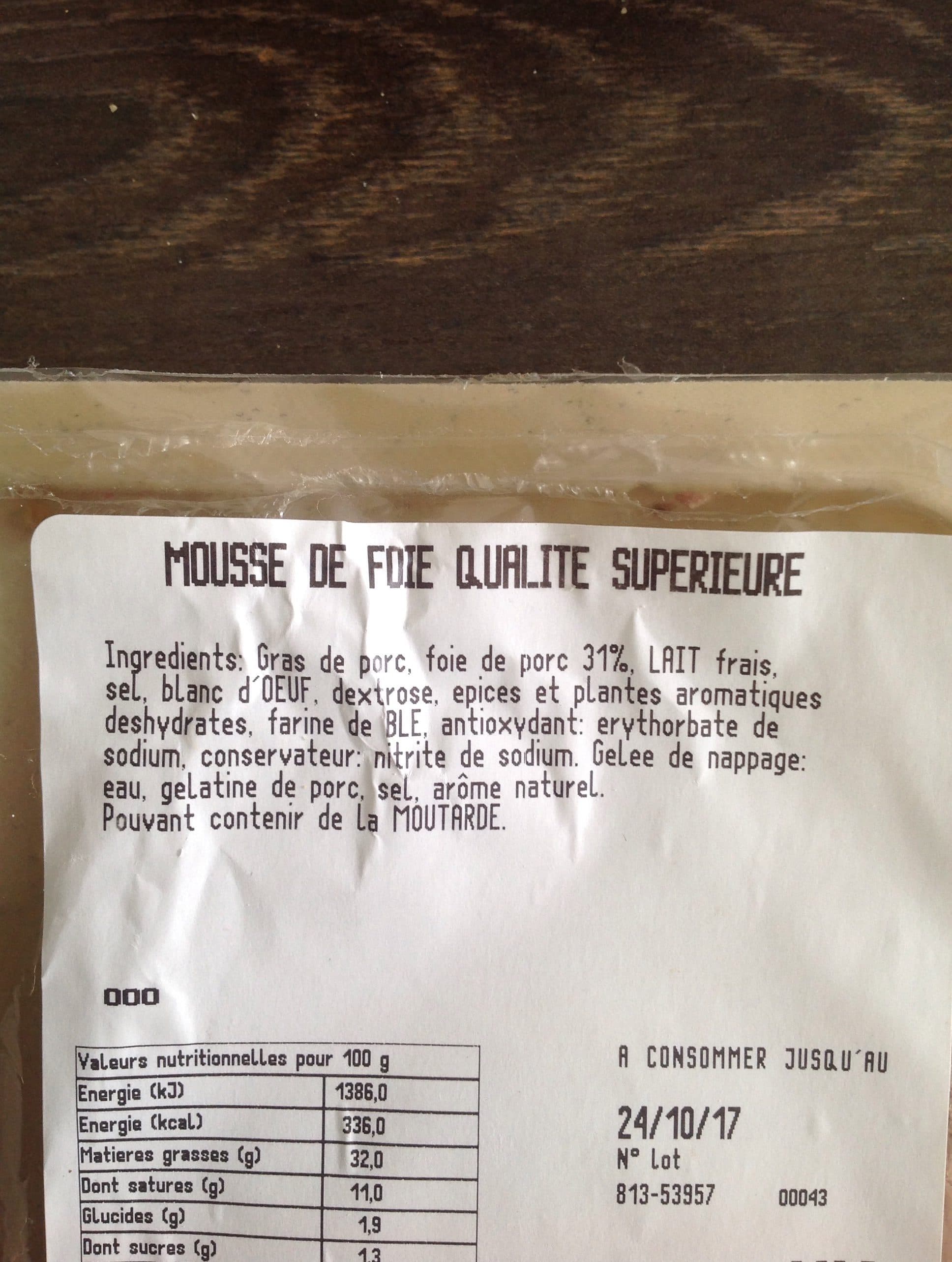 COOPERL Mousse de foie qualité supérieure packshot