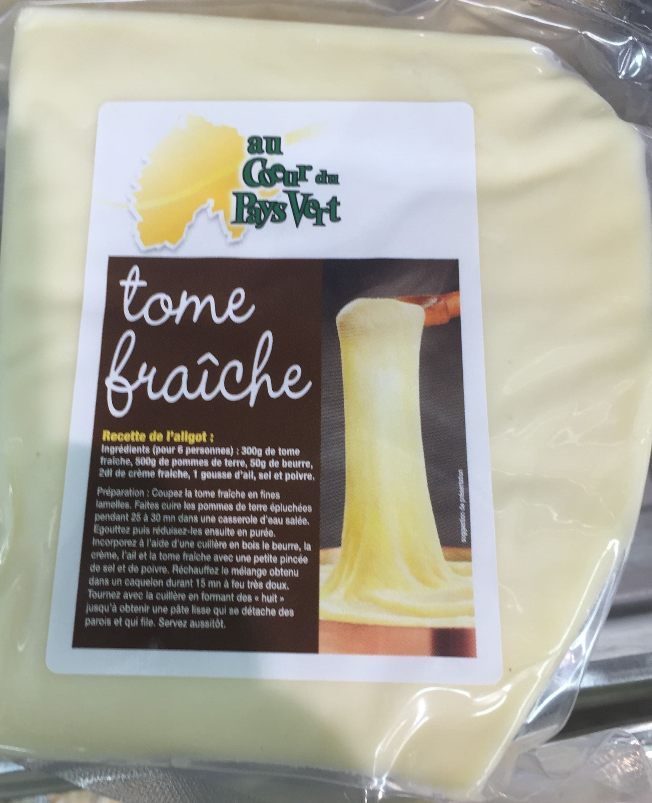 Au cœur du Pays Vert Tome fraîche packshot
