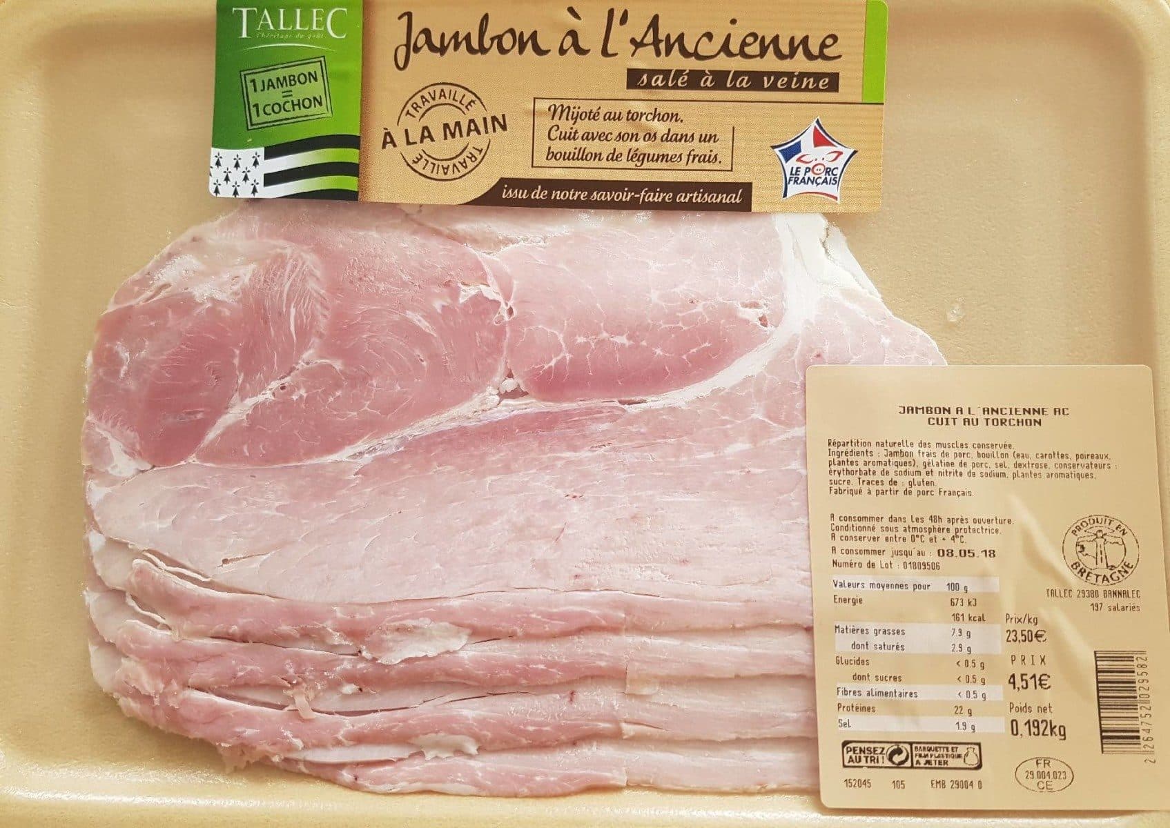 Tallec Jambon A l'ancienne packshot