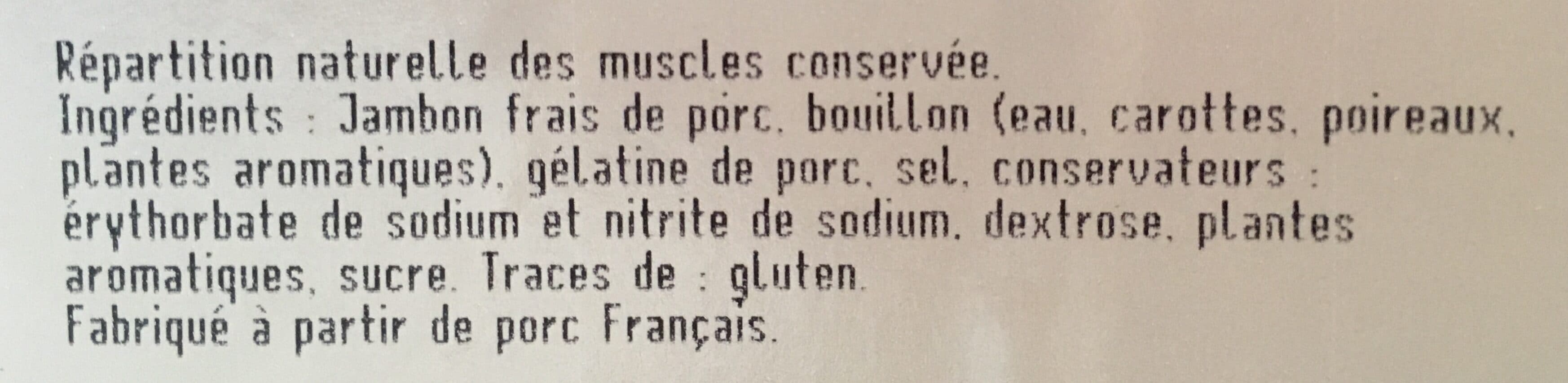 Tallec Jambon a l'ancienne packshot