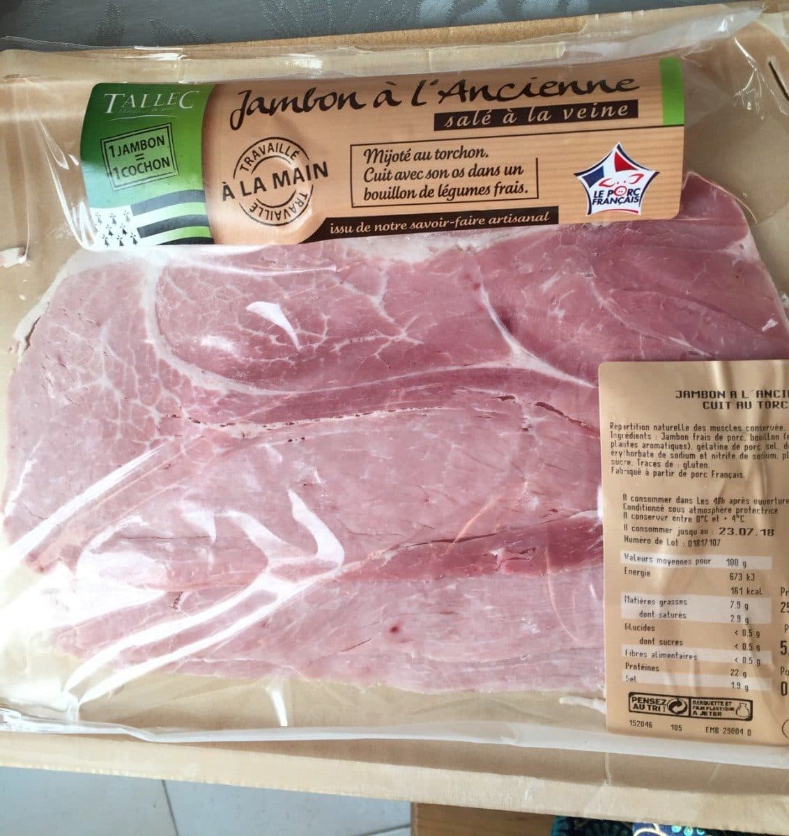 Tallec Jambon à l'ancienne packshot