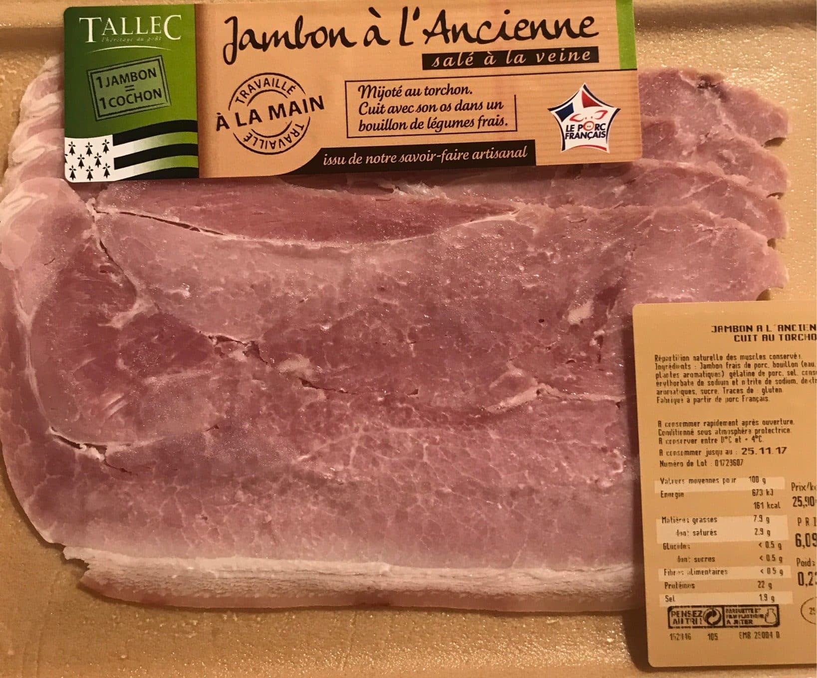 Tallec Jambon a l ancienne packshot