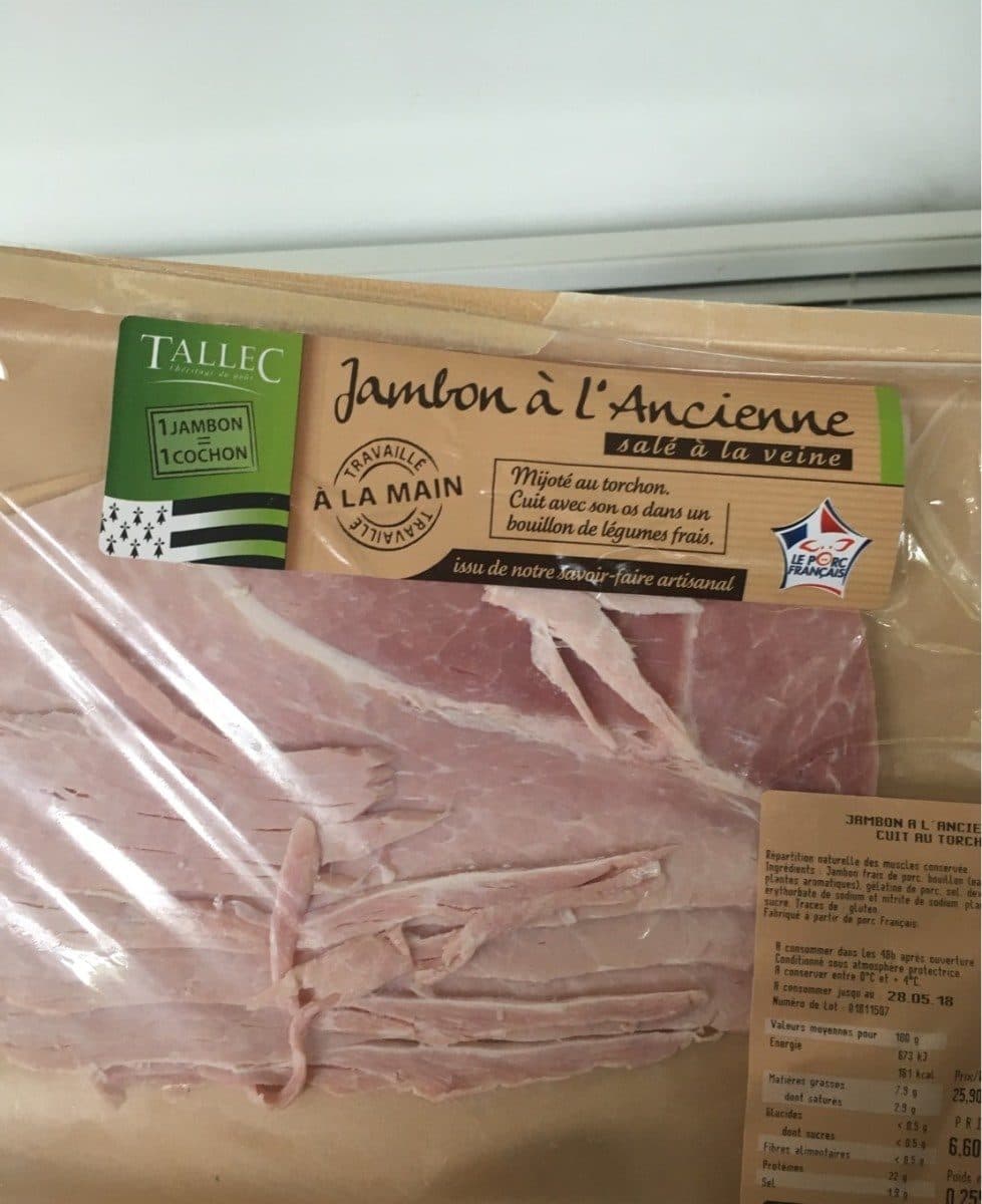 Tallec Jambon a l'ancienne packshot