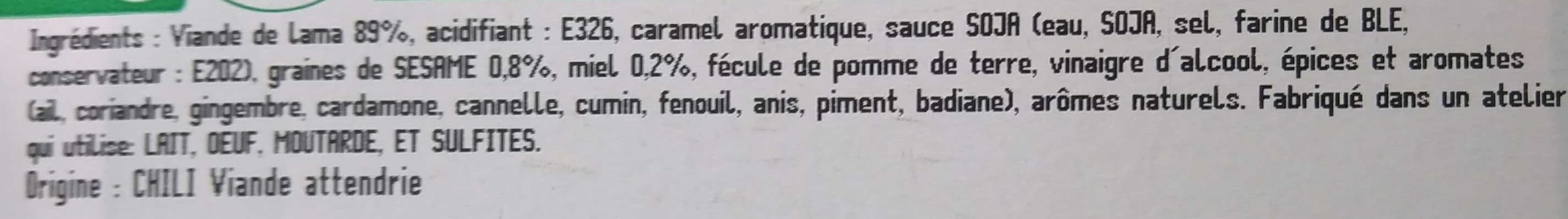 Maître Jacques 2 pavés de Lama au sésame et au miel packshot