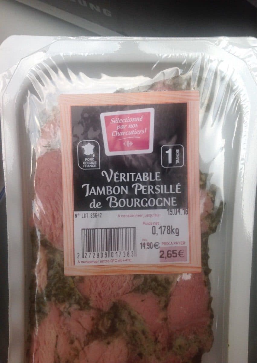 Open Food Facts Véritable jambon persillé de Bourgogne packshot