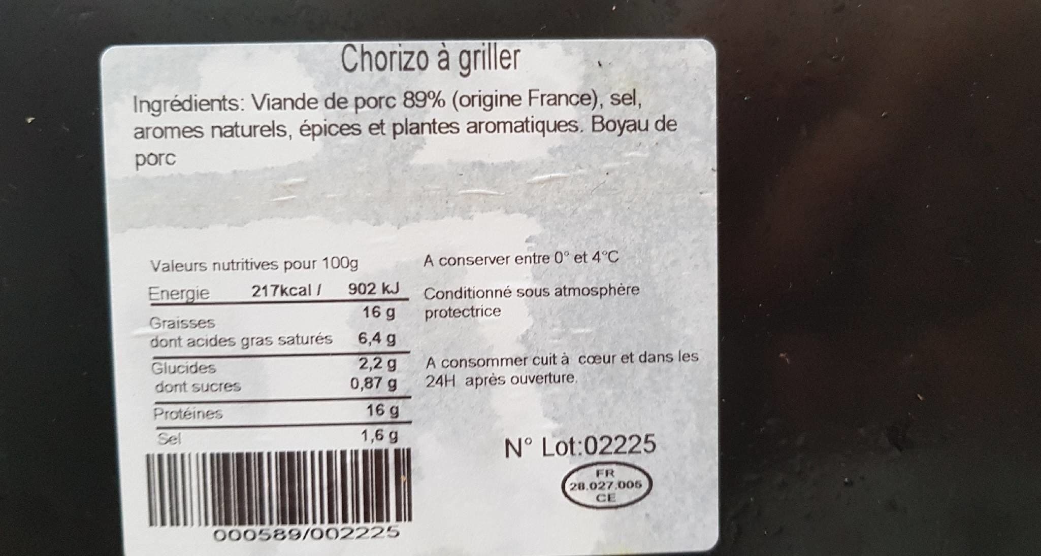 Open Food Facts Cochonnailles du haut bpis packshot