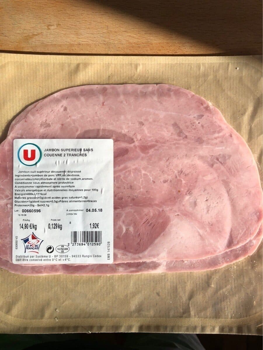 Open Food Facts Jambon packshot