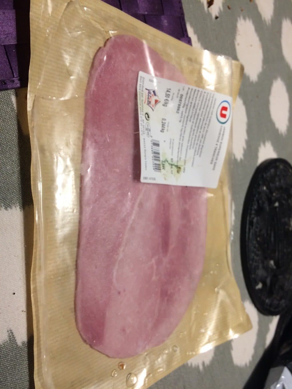 U Jambon superieur sans couenne 4 tranches packshot