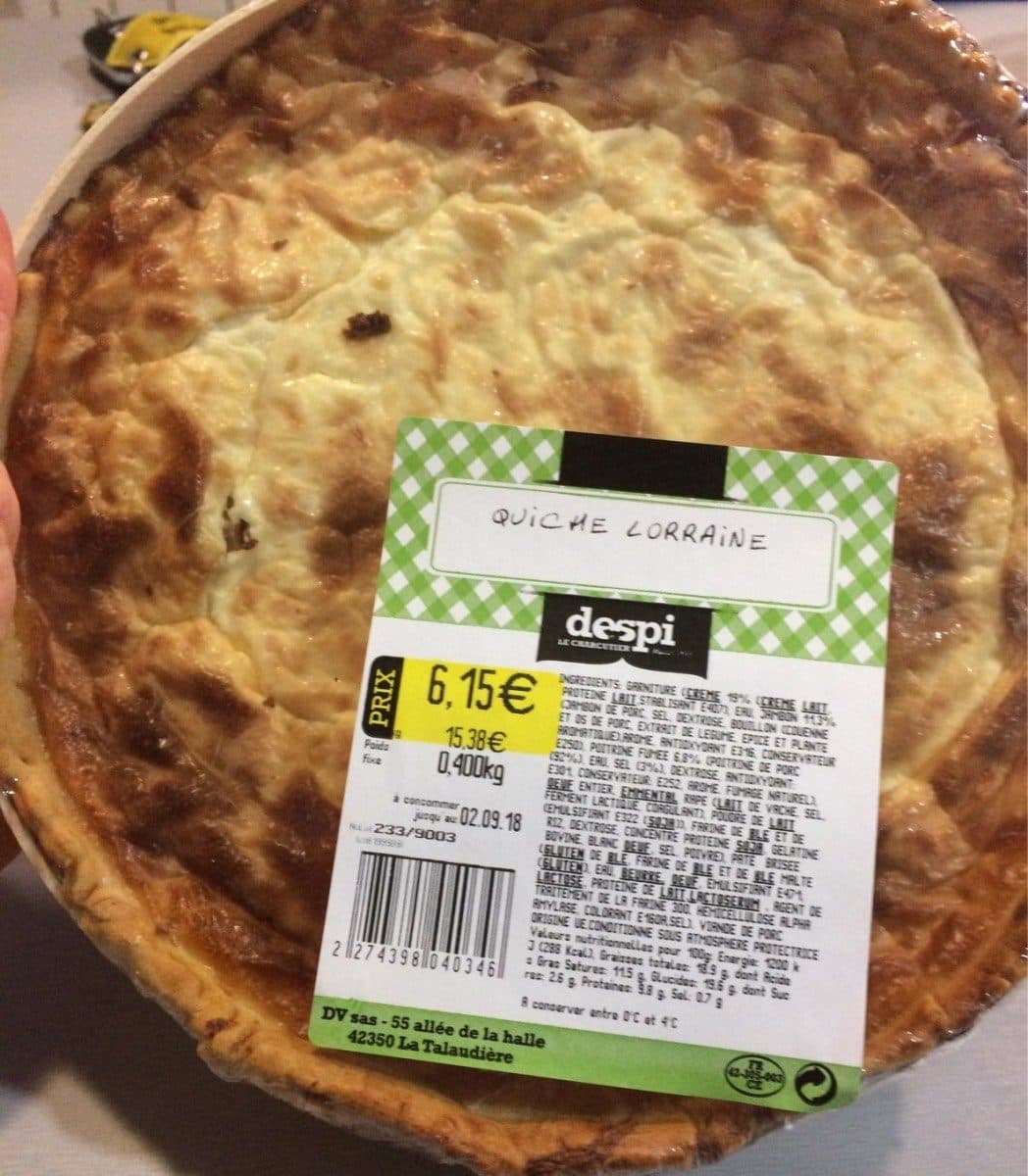 DV SAS Quiche Lorraine packshot