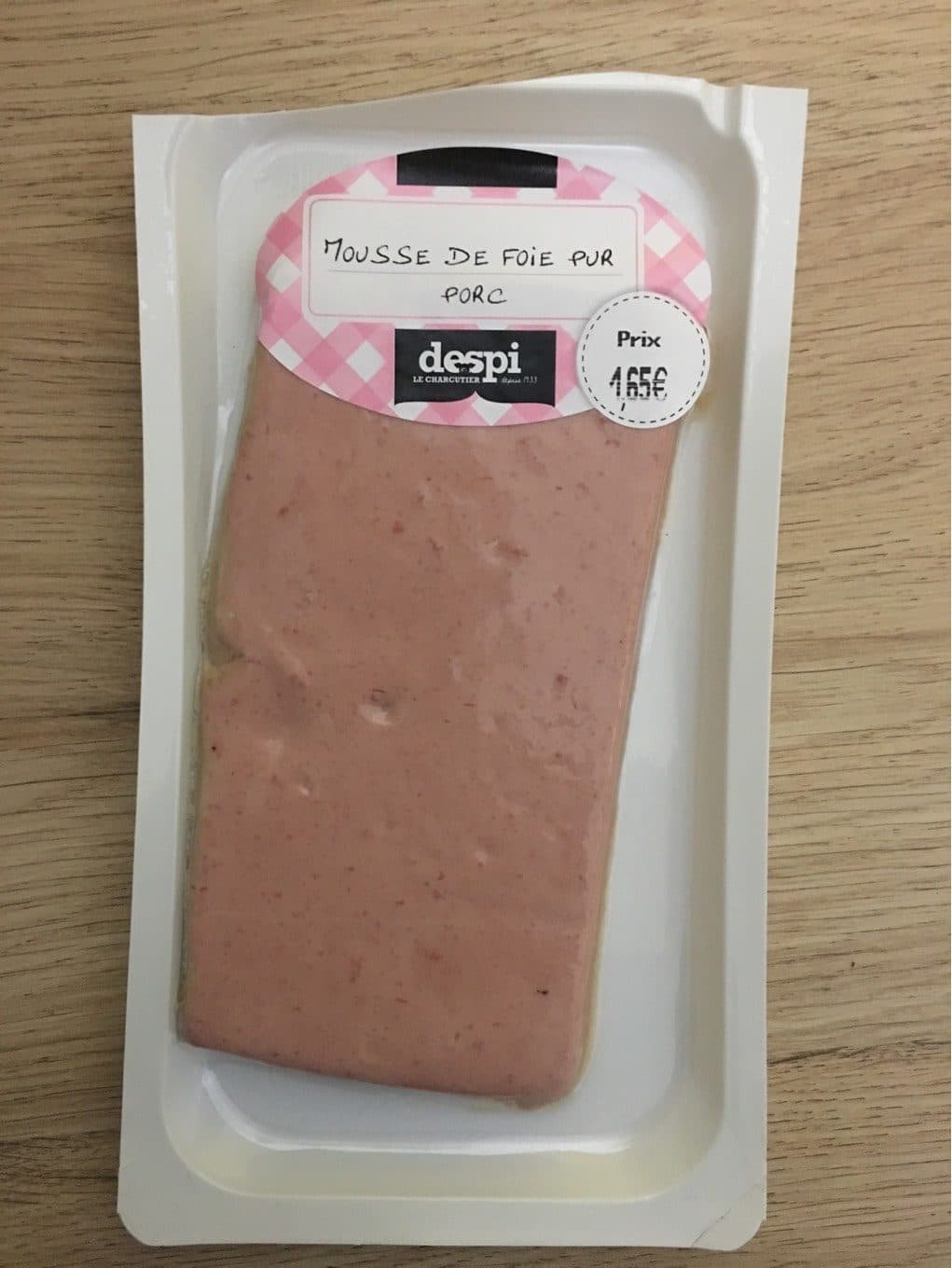 Despi Le Charcutier Mousse de foie pur porc packshot