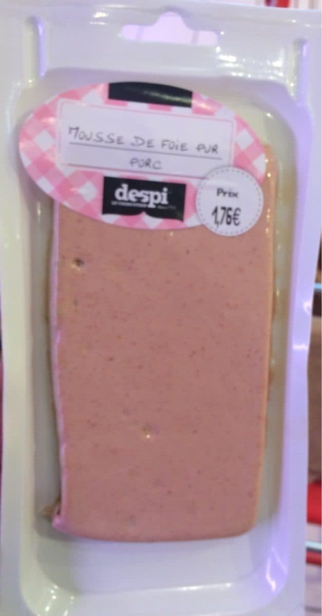 Open Food Facts Mousse de foie pur porc packshot