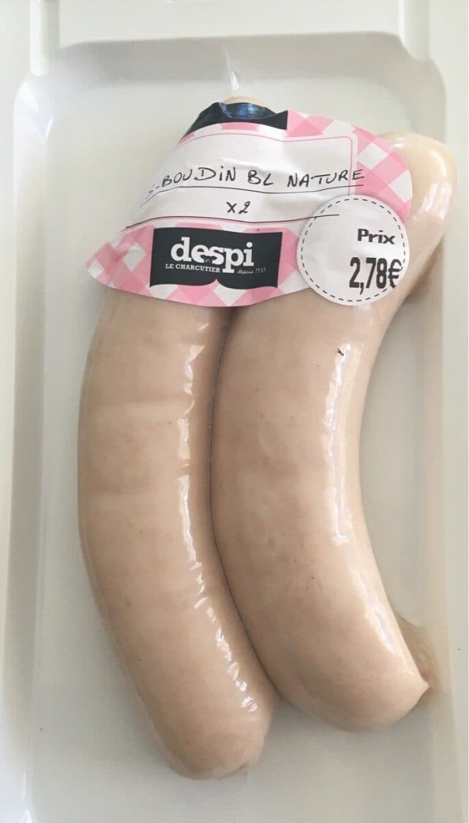 Open Food Facts Boudin blanc nature packshot
