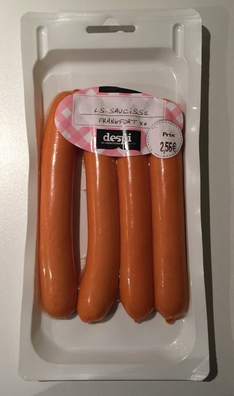 DESPI Saucisse de Francfort packshot