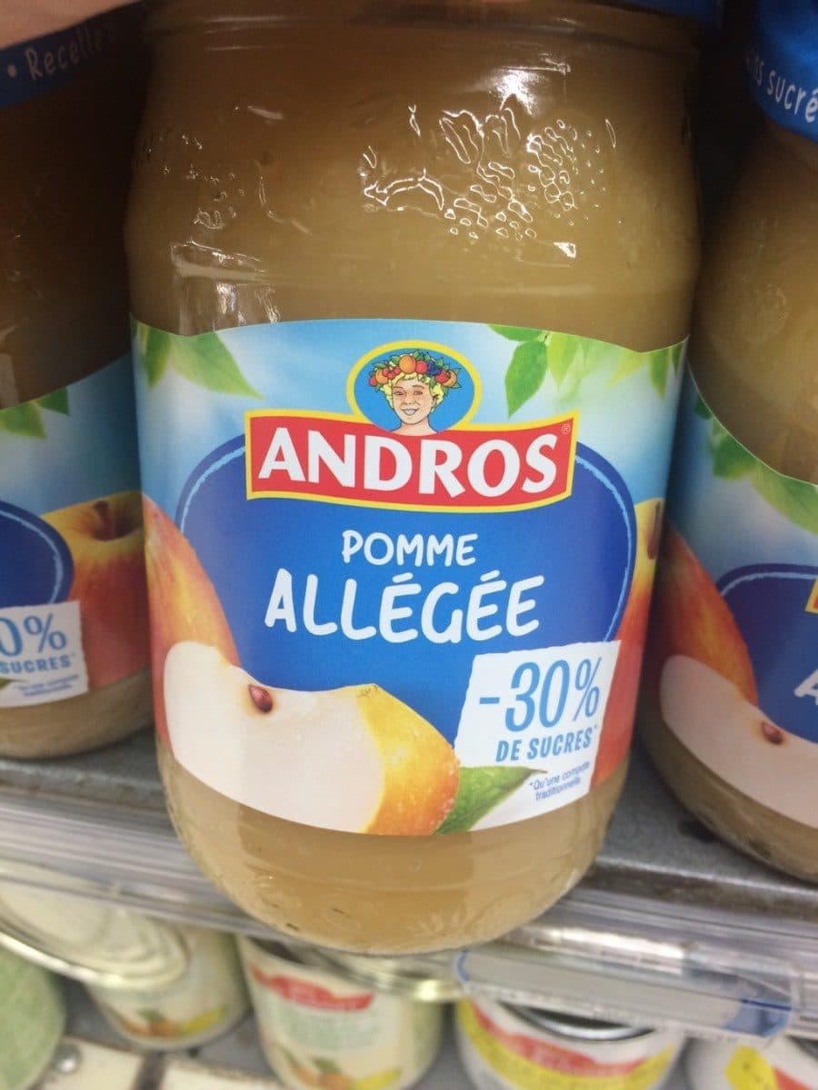 Andros pomme allégée packshot