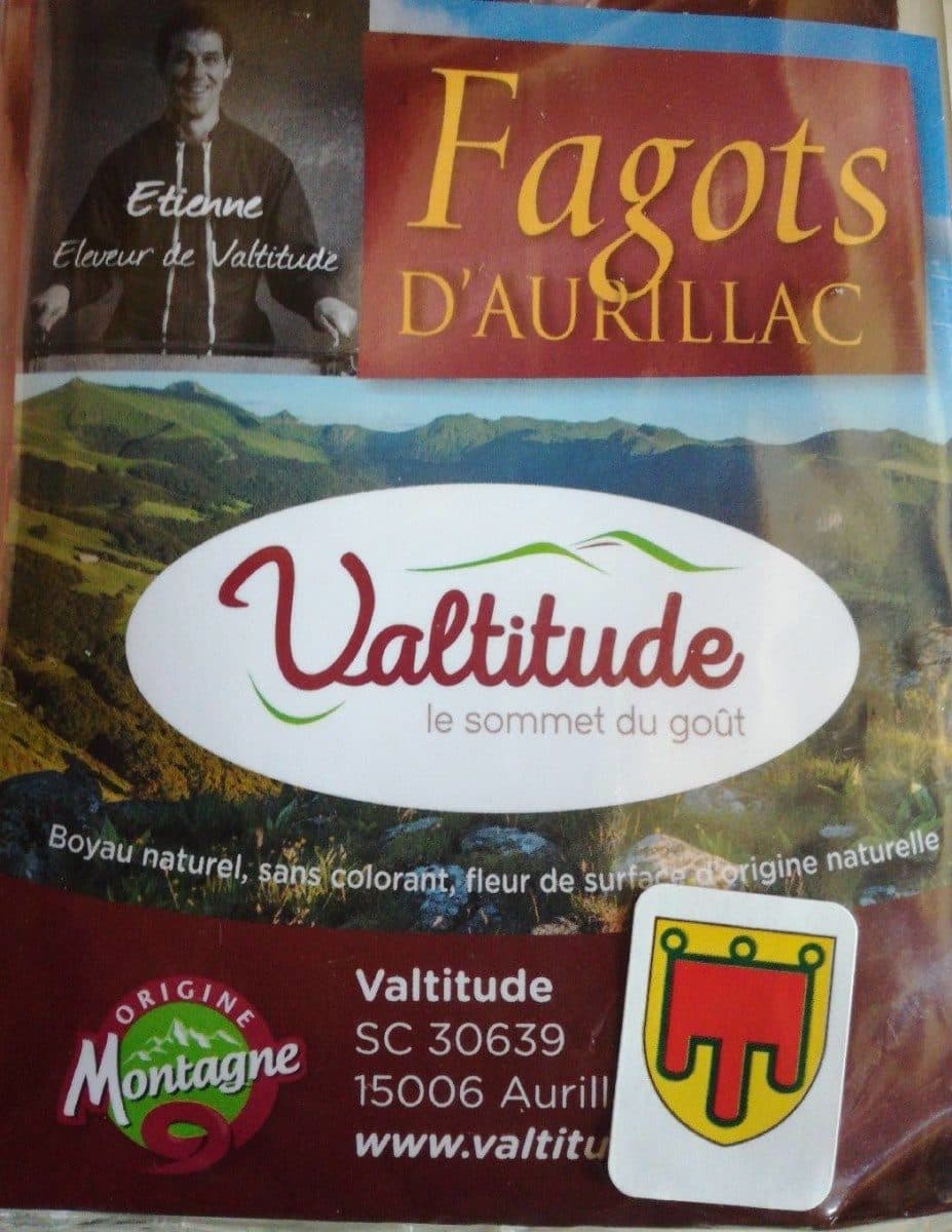 Open Food Facts Fagots d'Aurillac packshot