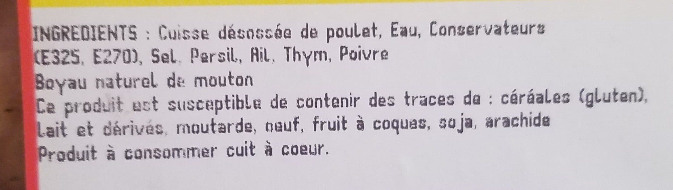 Open Food Facts Chipolata packshot