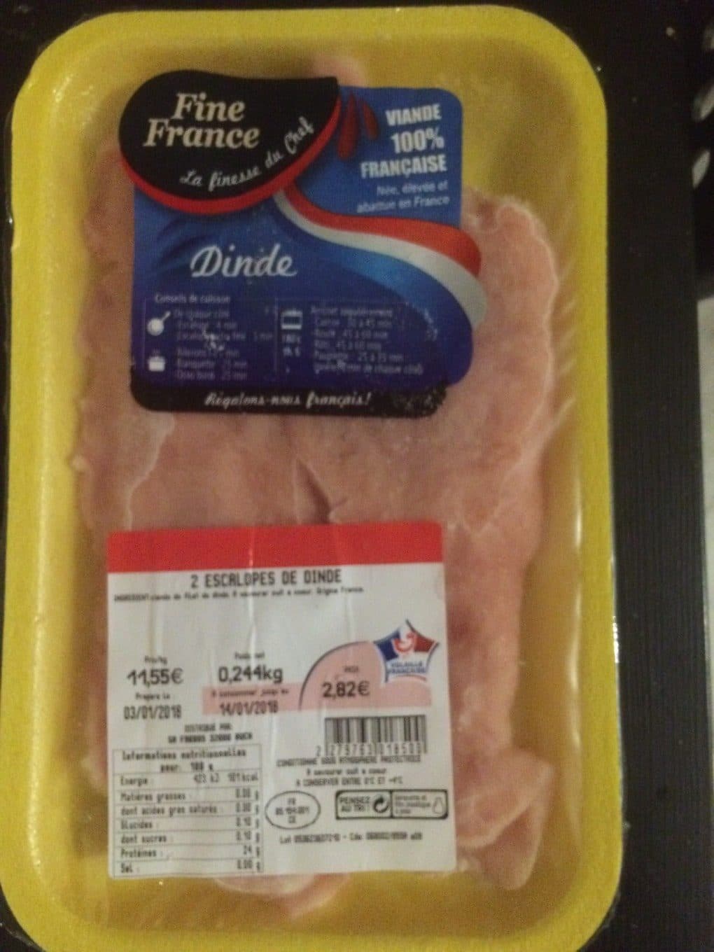 Fine France Dinde packshot
