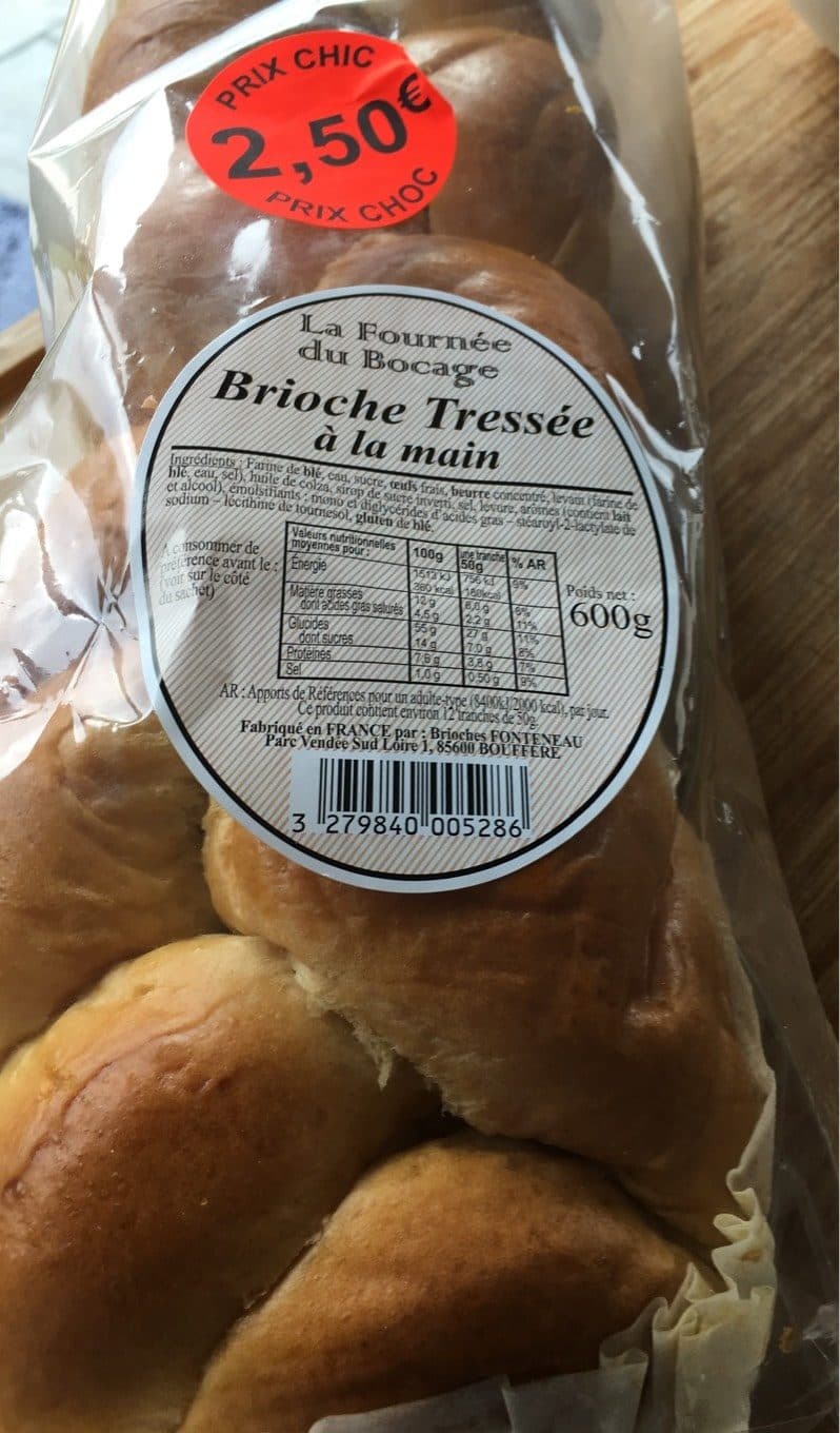 La Fournee Du Bocage Brioche tressee packshot