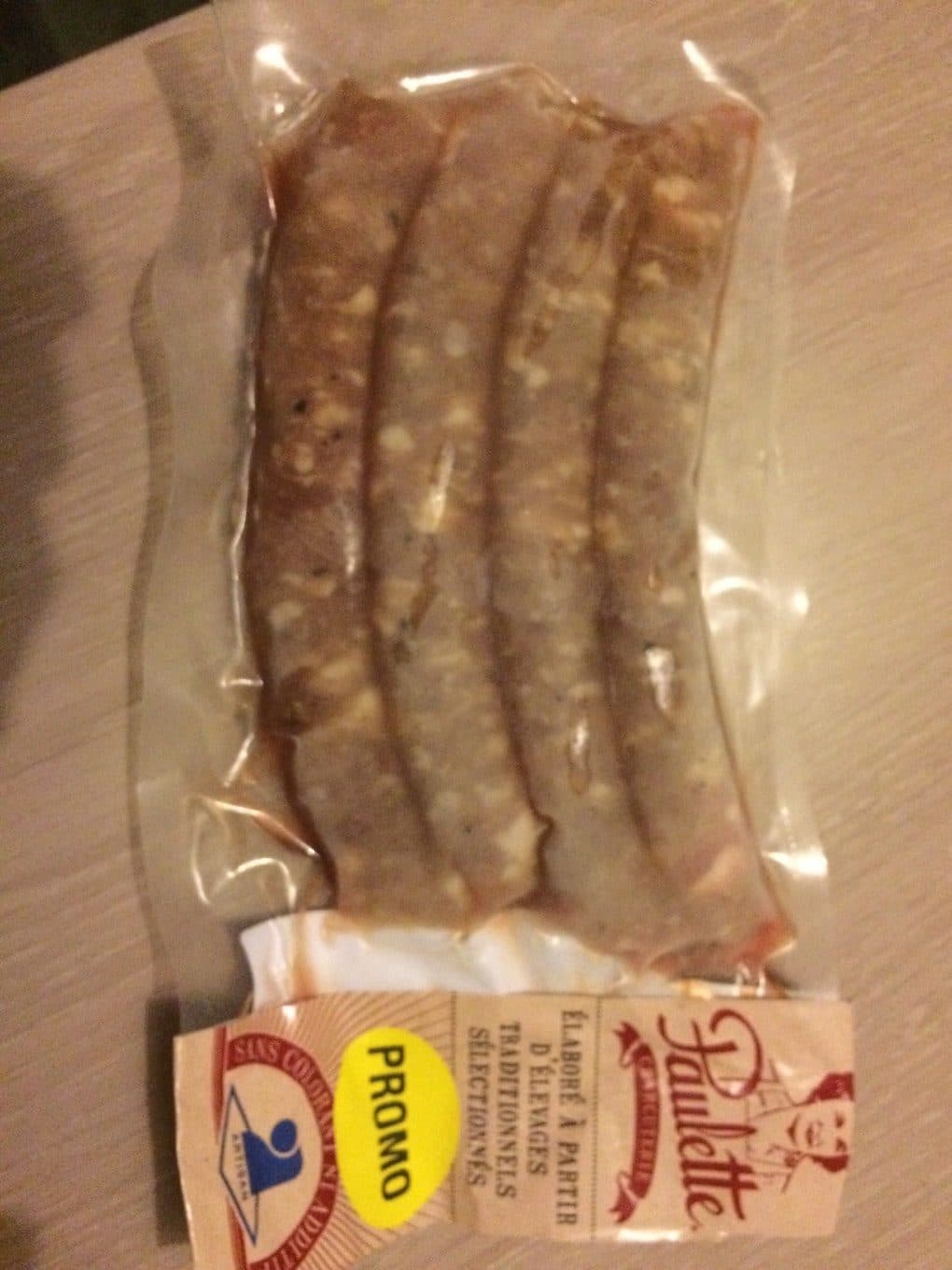 Paulette Charcuterie Chipolatas jambon poitrine Paulette packshot