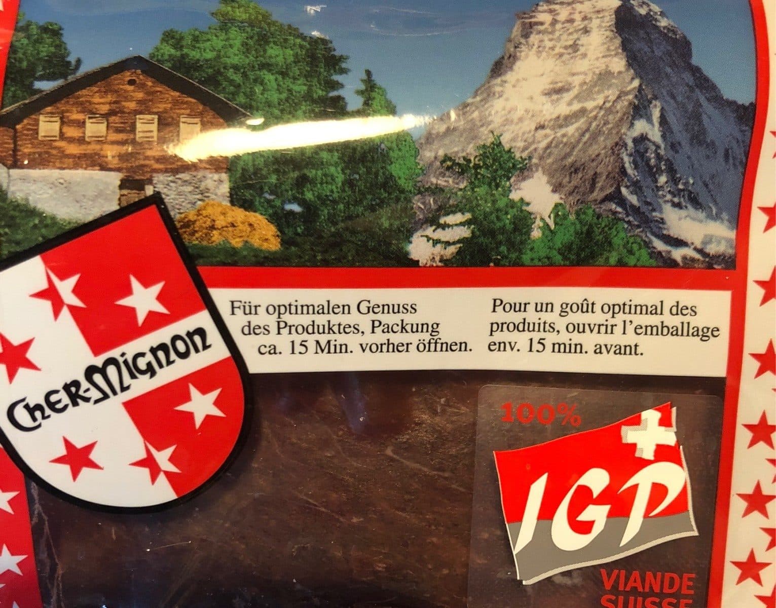 Open Food Facts Viande Séchée du Valais packshot