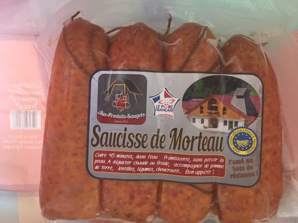 Open Food Facts Saucisse de mortau packshot