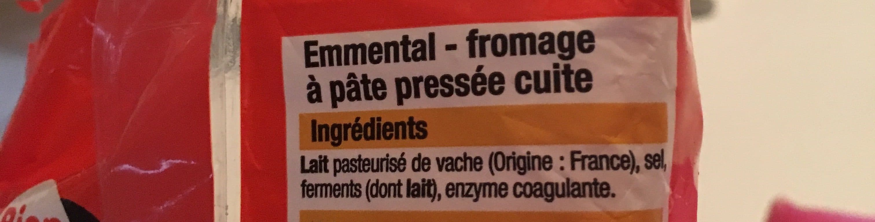 Vu Emmental packshot
