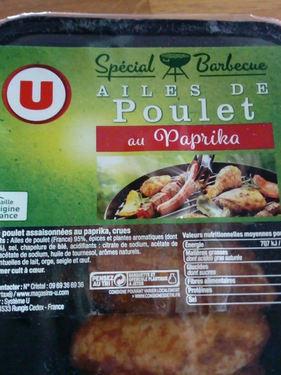 Open Food Facts Ailes de poulet packshot