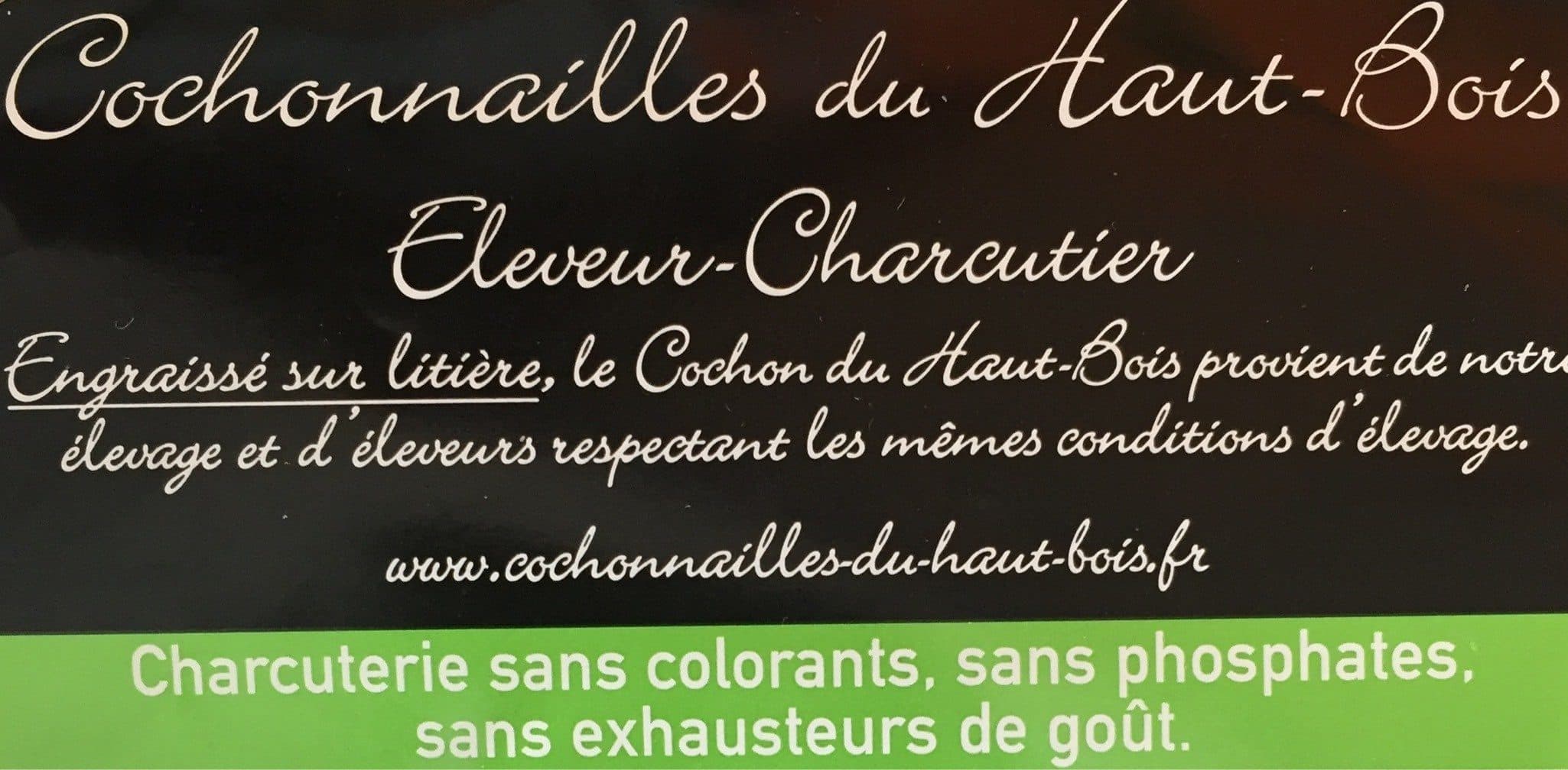 Open Food Facts Saucisses oignons persil packshot