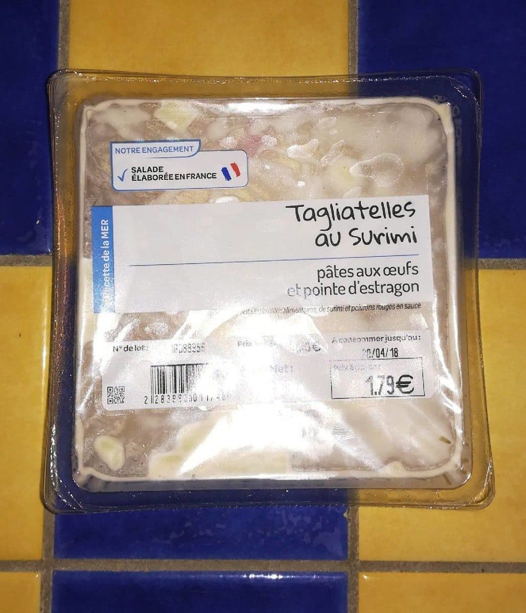 Open Food Facts Tagliatelles au surimi packshot