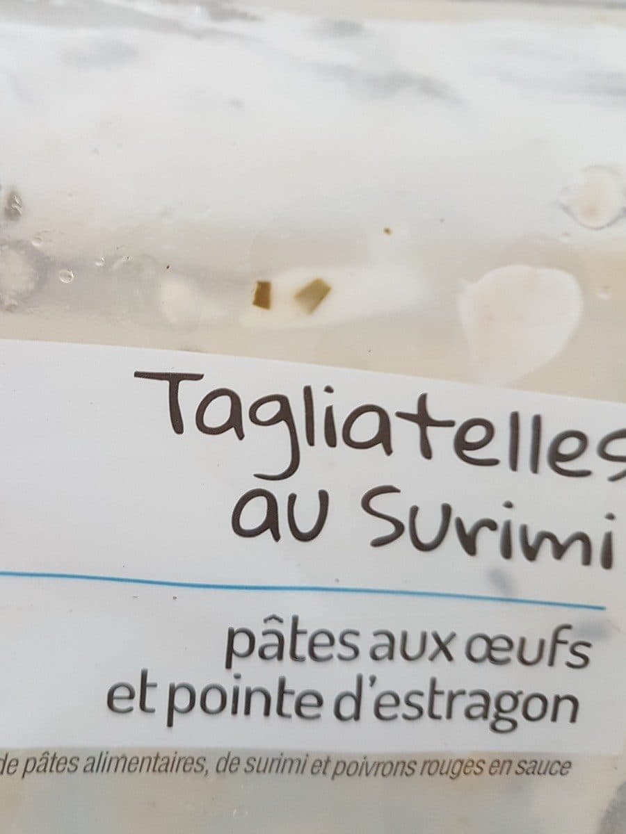 Open Food Facts Tagliatelles au surimi packshot