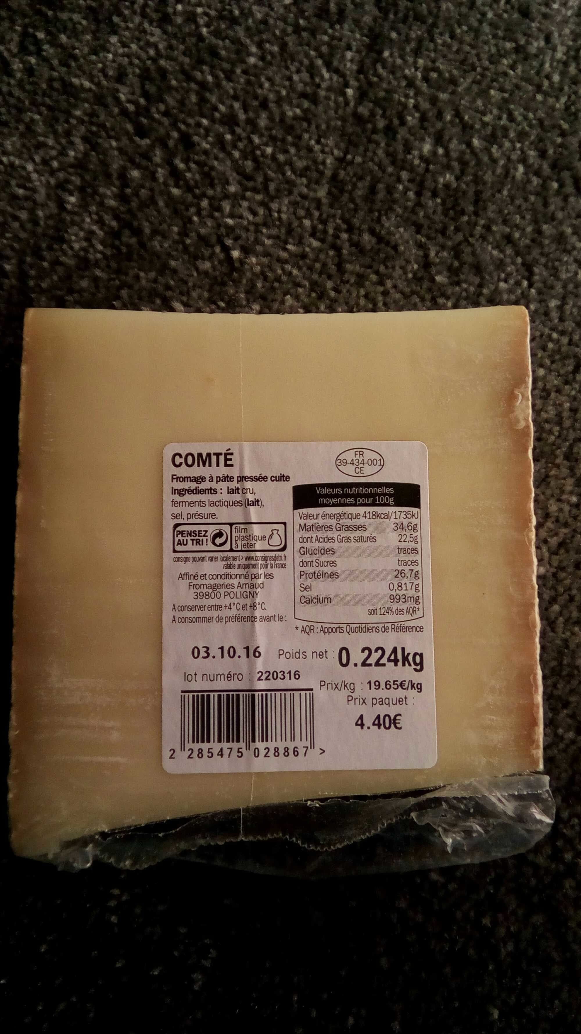 JuraFlore Comté Bio packshot