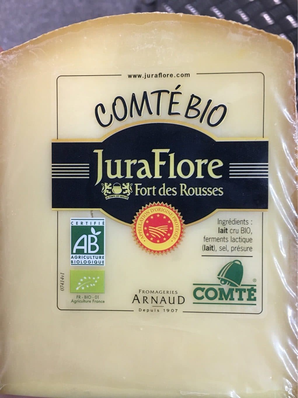 JuraFlore Comté bio packshot