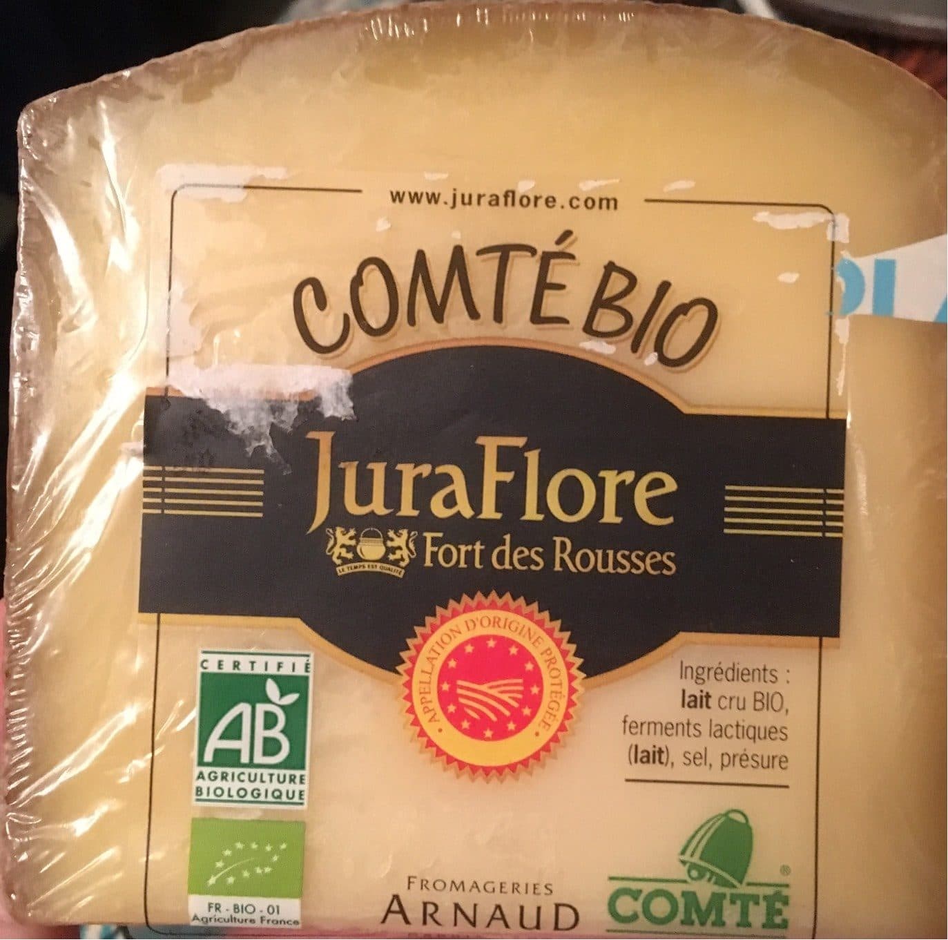 Juraflore Comté bio packshot