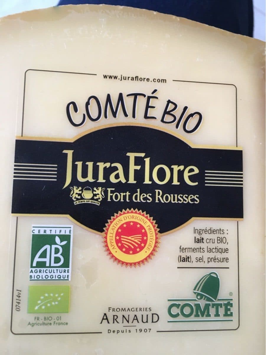 Fromageries Arnaud Comté bio packshot