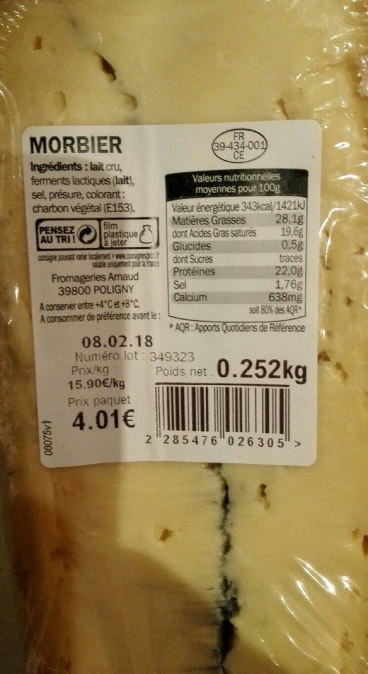 JuraFlore Morbier bio packshot